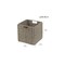 mDesign Woven Seagrass Home Storage Basket for Cube Furniture